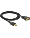 Delock kabel Displayport 1.2 (M) - DVI 24+1 (M)  2m; czarny - nr 9
