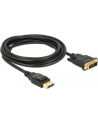 Delock kabel Displayport 1.2 (M) - DVI 24+1 (M) 3m; czarny - nr 10