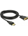 Delock kabel Displayport 1.2 (M) - DVI 24+1 (M) 3m; czarny - nr 20