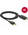 Delock kabel Displayport 1.2 (M) - HDMI-A (M) pasywny 1m; czarny - nr 10