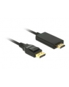 Delock kabel Displayport 1.2 (M) - HDMI-A (M) pasywny 1m; czarny - nr 13
