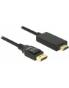 Delock kabel Displayport 1.2 (M) - HDMI-A (M) pasywny 1m; czarny - nr 9
