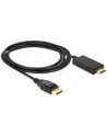 Delock kabel Displayport 1.2 (M) - HDMI-A (M) pasywny 2m; czarny - nr 14