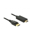 Delock kabel Displayport 1.2 (M) - HDMI-A (M) pasywny 2m; czarny - nr 18