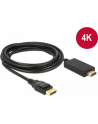 Delock kabel Displayport 1.2 (M) - HDMI-A (M) pasywny 3m; czarny - nr 10