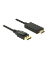 Delock kabel Displayport 1.2 (M) - HDMI-A (M) pasywny 3m; czarny - nr 17