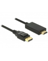 Delock kabel Displayport 1.2 (M) - HDMI-A (M) pasywny 3m; czarny - nr 4