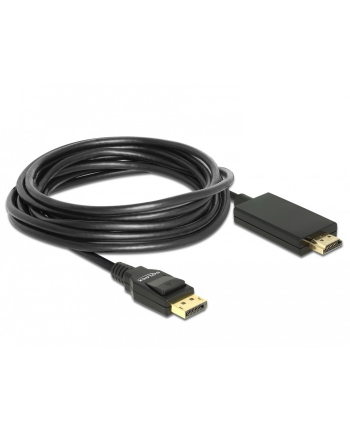 Delock kabel Displayport 1.2 (M) - HDMI-A (M) pasywny 5m; czarny