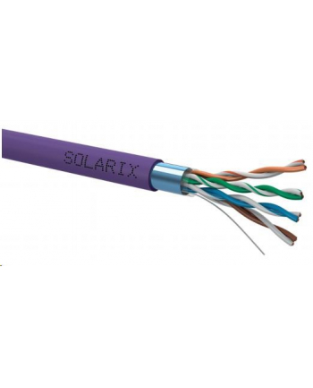 Solarix Instalační kabel CAT5E FTP LSOH 500m/box