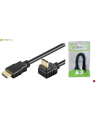 Techly Kabel monitorowy HDMI-HDMI M/M 1.4 Ethernet kątowy ekranowany 5m czarny - nr 2