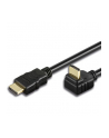 Techly Kabel monitorowy HDMI-HDMI M/M 1.4 Ethernet kątowy ekranowany 5m czarny - nr 3
