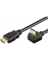 Techly Kabel monitorowy HDMI-HDMI M/M 1.4 Ethernet kątowy ekranowany 5m czarny - nr 4