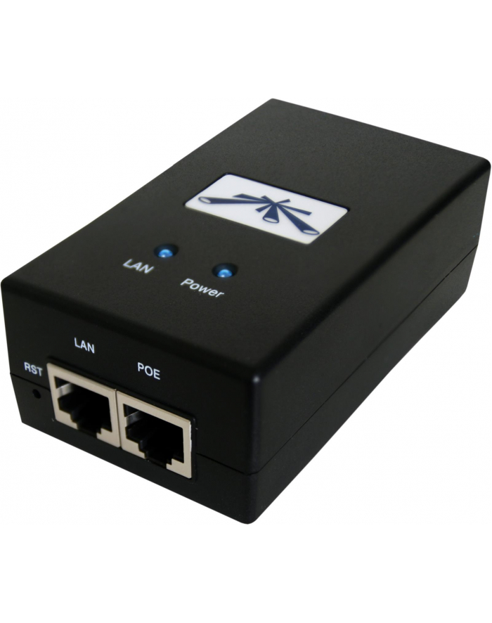 Ubiquiti Networks Ubiquiti PoE-24 Passive PoE Adapter EU, 24V 0.5A, groud/ESD protection, 5 PACK! główny