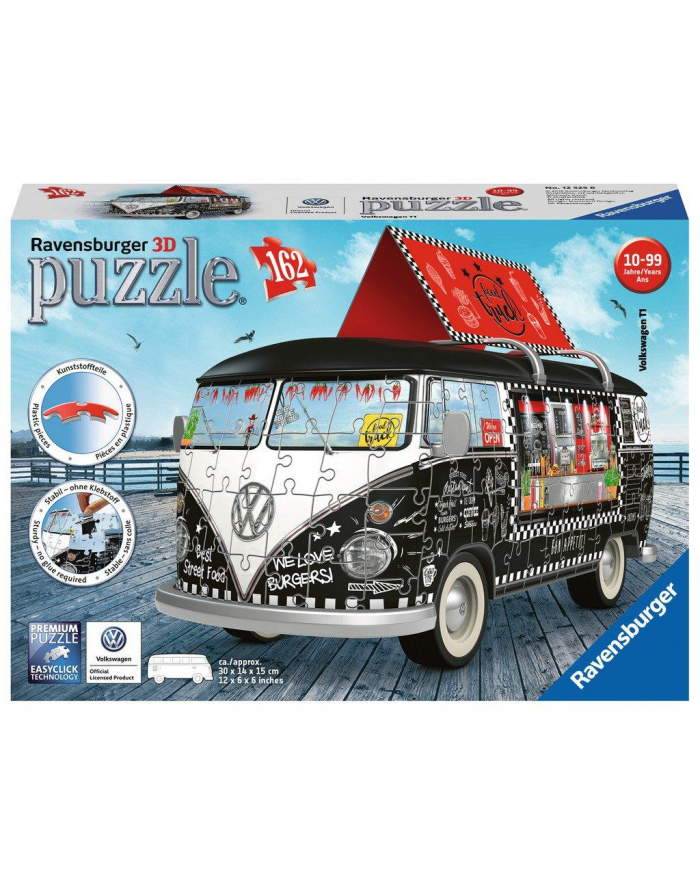 Puzzle 3D 162el VW bus T1 Food Truck 125258 RAVENSBURGER główny