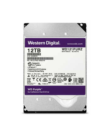 western digital Dysk twardy Purple 12TB 3,5 cala 256MB WD121PURZ