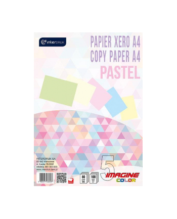 Papier ksero A4 100k 5kol pastel INTERDRUK