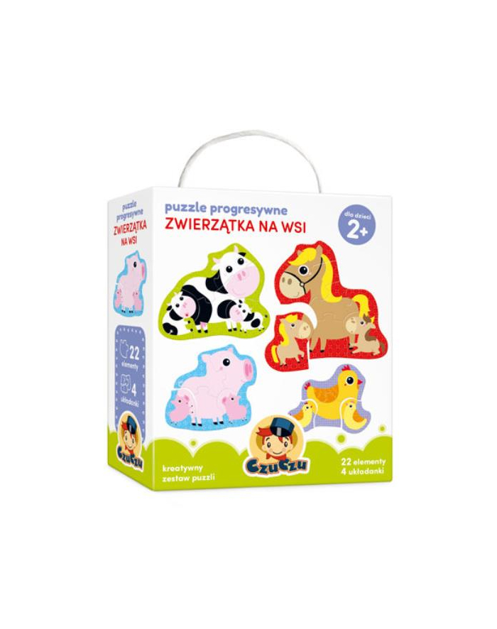 CzuCzu Puzzle progresywne Zwierzatka na wsi główny