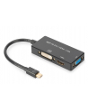 assmann Kabel adapter Displayport 4K 30Hz/1080p 60Hz Typ miniDP/HDMI(UHD)+DVI-I+VGA (FHD) M/Ż czarny 0,2m - nr 4