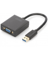digitus Adapter graficzny VGA 1080p FHD na USB 3.0, aluminiowy, czarny - nr 13
