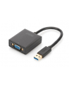 digitus Adapter graficzny VGA 1080p FHD na USB 3.0, aluminiowy, czarny - nr 14