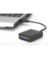 digitus Adapter graficzny VGA 1080p FHD na USB 3.0, aluminiowy, czarny - nr 24