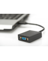 digitus Adapter graficzny VGA 1080p FHD na USB 3.0, aluminiowy, czarny - nr 25