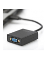digitus Adapter graficzny VGA 1080p FHD na USB 3.0, aluminiowy, czarny - nr 28
