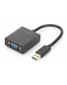 digitus Adapter graficzny VGA 1080p FHD na USB 3.0, aluminiowy, czarny - nr 29