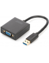 digitus Adapter graficzny VGA 1080p FHD na USB 3.0, aluminiowy, czarny - nr 21