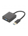 digitus Adapter graficzny VGA 1080p FHD na USB 3.0, aluminiowy, czarny - nr 8