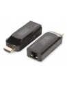 digitus Mini Przedłużacz/Extender HDMI do 50m po skrętce Cat.6/7, 1080p 60Hz FHD, HDCP 1.2, z audio (zestaw) - nr 1