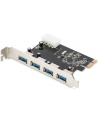 digitus Karta rozszerzeń/Kontroler USB 3.0 PCI Express, 4xUSB 3.0, Chipset: VL805 - nr 13