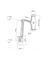 techly Ramię ścienne do tabletu i iPad 4.7-12,9 regulowane czarne - nr 43