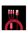 unitek Kabel ładujący 3-in-1 USB - USB-C/microUSB/Lightning, 1,2m, C4049RD - nr 10