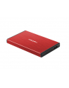 natec Kieszeń zewnętrzna HDD/SSD Sata Rhino Go 2,5 USB 3.0 czerwona - nr 11