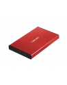 natec Kieszeń zewnętrzna HDD/SSD Sata Rhino Go 2,5 USB 3.0 czerwona - nr 35