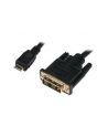 logilink Kabel mini HDMI - DVI-D M/M 1m, czarny - nr 2