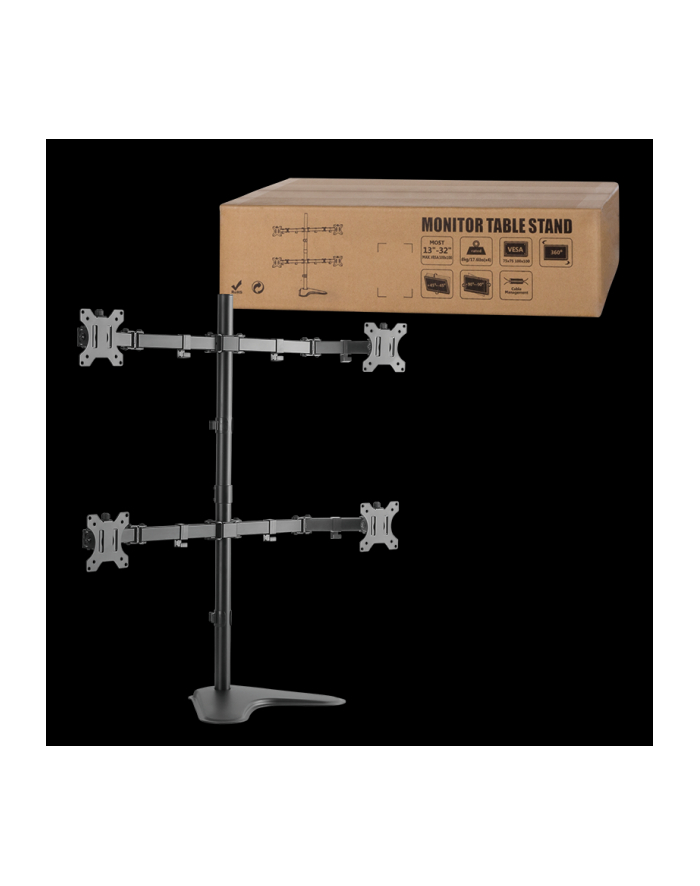 logilink Uchwyt na 4 monitory 13-32, max. 8kg główny