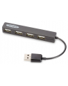 ednet HUB/Koncentrator 4-portowy USB 2.0 HighSpeed, czarny - nr 2