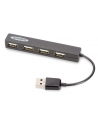 ednet HUB/Koncentrator 4-portowy USB 2.0 HighSpeed, czarny - nr 7