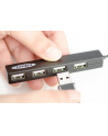 ednet HUB/Koncentrator 4-portowy USB 2.0 HighSpeed, czarny - nr 9