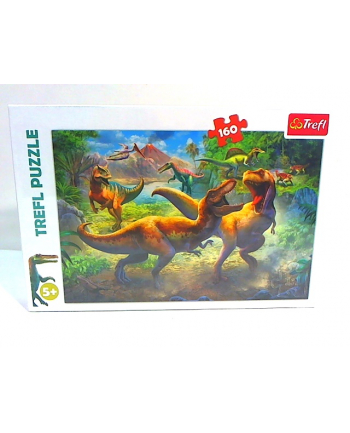 Puzzle 160el - Walczące Tyranozaury 15360 TREFL