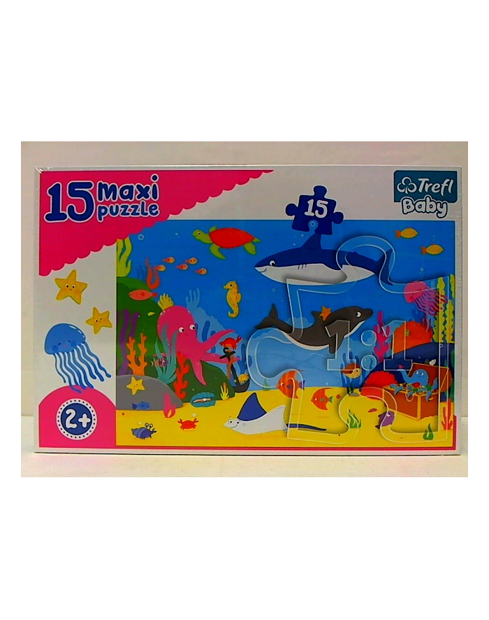 Puzzle 15el MAXI - Podwodny świat 14277 TREFL główny