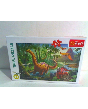Puzzle 60el Wędrówka Dinozaurów 17319 TREFL