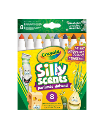 crayola Markery brzydkie zapachy Silly Scents 8 sztuk