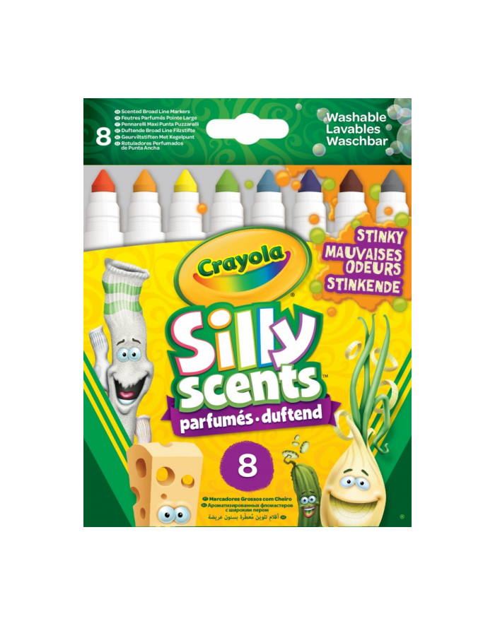 crayola Markery brzydkie zapachy Silly Scents 8 sztuk główny
