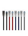 usams Kabel pleciony U-Light Lightning 1,2m niebieski - nr 1