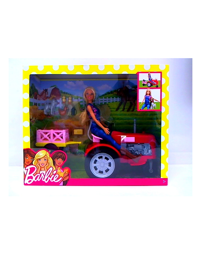 mattel Barbie farmerka na traktorze FRM18 /2 główny