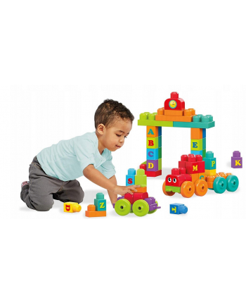 mattel MEGA BLOKS pociąg ABC z dźwiękiem FWK22