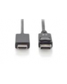 assmann Kabel adapter DisplayPort 1.2 z zatrzaskiem 4K 60Hz UHD Typ DP/HDMI A M/M czarny 1m - nr 12